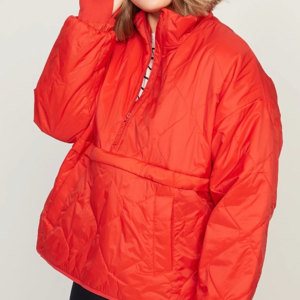 Women's Old Navy Pull-over Quilted Jacket / packable